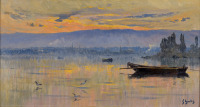 Картины - Фернан Голис, Женевское озеро