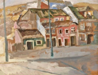 Картины - Эммануэль Мане-Кац, Дом в деревне