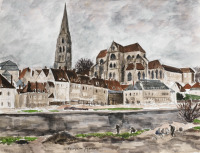 Картины - Андре Дюнуа де Сегонзак, Собор Сен-Жермен в Осере