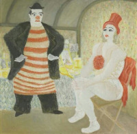Картины - Поль Камениш, Клоун и Клоунесса