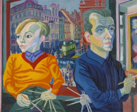 Картины - Двойной портрет, Поль Камениш и Макс Хауфлер