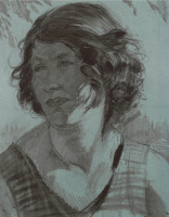 Картины - Сергей Чехонин, Портрет жены художника