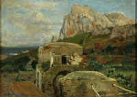 Картины - Генрих Хартунг. Итальянский пейзаж