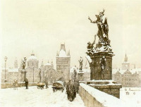 Картины - Картини.  Тавік Франтісек Симон (1877-1942). Прага. Карлів міст.