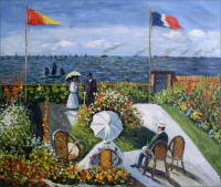 Картины - Терраса в Сен-Адрессе