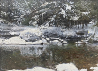 Картины - Рэйчел Персонет. Зимняя река