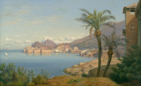 Картины - Людвиг Гурлитт. Вид Рагузы с исторической гаванью