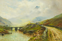Картины - Альфред Бреански младший. Дорога в Пен-и-Гврид а Северном Уэльсе