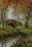 Картины - Альфред Бреански младший. Мост Сомерсби в Ланкашире