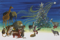 Картины - Леонард Вайсгард. Золотая Рождественская ёлка