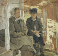 Картины - Николай Богданов-Бельский. Семейный портрет. Ожидание