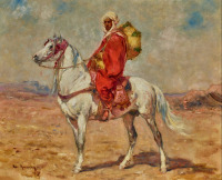 Картины - Анри Руссо. Всадник на белой лошади