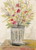 Картины - Морис Утрилло. Натюрморт Цветы в вазе. Цветы