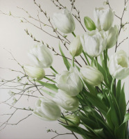 Картины - Игорь Левашов, Белые тюльпаны I