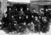 Тула - Группа бойцов истребительного батальона Тульского оружейного завода