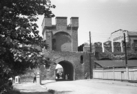 Тула - Тула, Тула, Тула - я, Тула - Родина моя! Башня Пятницких ворот Тульского кремля. 1955 год.
