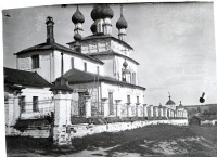 Палех - Крестовоздвиженский храм (фото 30-х гг. XX в.)