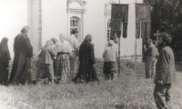 Палех - Крестнтный ход при освящении храма Св. пророка Илии п. Палех. Июль, 1989 г.