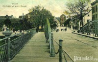Калининградская область - Поселок Знаменск (Велау до 1947 года) Вид с моста через реку Прегель. 1925 год