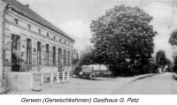Калининградская область - Gerwen (Gerwischkehmen). Gasthaus G. Petz
