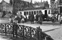 Калининград - Калининград (до 1946 г. Кёнигсберг)тц. Первый послевоенный трамвай. 1946 год.