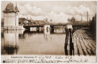  - Калининград (до 1946 г. Кёнигсберг). Императорский мост .