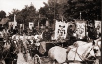 Калининград - Студенческое шествие по Кёнигсбергу 14 июня 1930 года.
