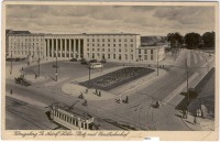 Калининград - Площадь Адольфа Гитлера с северным вокзалом 1939 г.