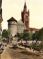  - Замковая башня и памятник императору Вильгельму.1894 год