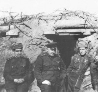 Калининград - Золотарев, Тишенко, Денисов. НП на форту № 3 под Кенигсбергом. Апрель 1945 г.