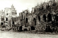 Калининград - Калининград. Вид на руины северной стороны Королевского замка со стороны внутреннего двора