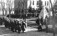 Калининград - Кёнигсберг. Открытие памятника воинам инженерных частей, погибшим в годы Первой мировой войны.