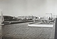 Калининград - Калининград. Вид с эстакадного моста на набережную Петра Великого.