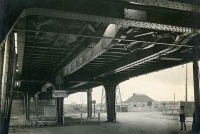 Калининград - Кёнигсберг. Выезд с Двухъярусного моста на Фридрихбургер штрассе(Friedrichsburger strasse).