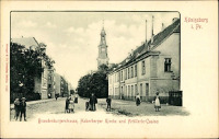 Калининград - Koenigsberg. Brandenburgerstrasse. Haberberger Kirche und Artillerie-Casino.