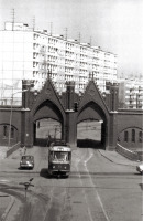 Калининград - Калининград. Бранденбургские ворота. Трамвай №9.