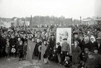 Калининград - Праздничный митинг на Калининградской ВДНХ.