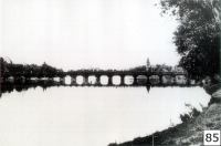 Советск - Мост Holzbruecke через озеро Schlossmuehlenteich. Построен в 1908-1909 годах.