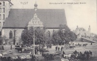 Советск - Тильзит. Рынок у Дойчорденс-кирхи. 1915
