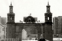 Советск - Советск. Южный портал моста королевы Луизы. Фото 1991 года.