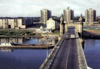Советск - Советск. Мост Королевы Луизы со стороны Литовской ССР