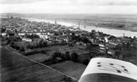 Советск - Вид с восточной стороны на Тильзит и мост Королевы Луизы через реку Мемель (ныне Неман). 1930 г.