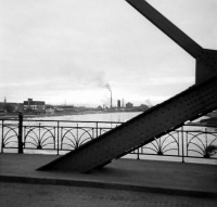 Советск - Тильзит. Вид на город с моста Королевы Луизы. 1940 год.
