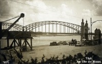 Советск - Тильзит. Вид с набережной на мост Королевы Луизы.