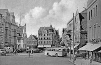 Черняховск - Вид от кирхи на другую сторону площади Старого рынка (Alter Markt). Снято в 1937-1941 г