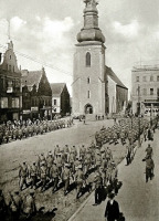 Черняховск - Insterburg. Russische Parade am 5. Sept. 1914