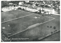Гусев - Gumbinnen. Sportplatz, Sodeiker Strasse (Luftbild).