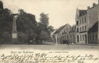 Гусев - Gumbinnen. Hindenburgstrasse. Loge und Rehaags Wienhaus.