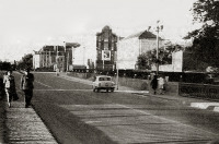 Гусев - Гусев. Вид с Центрального моста на площадь Победы.