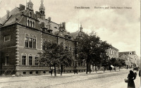 Гусев - Gumbinnen. Rathaus und Darkehmer Strasse.
